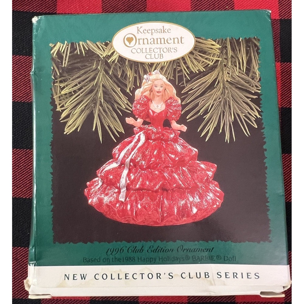 Hallmark 1996 Club Edition Ornament ~ Retro Barbie~ Collectors Club # 1 Series
